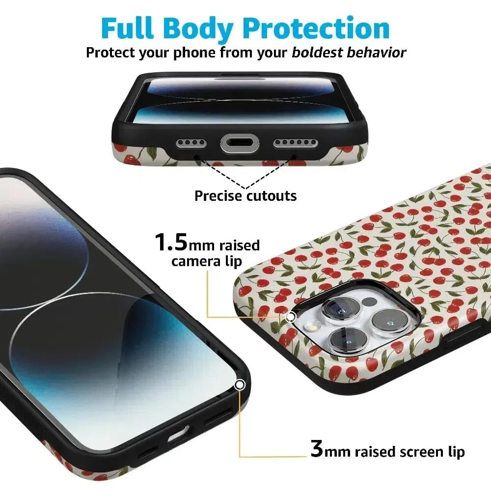BestSelling Cherry on Top | Red Cherries Case  Stylish & Comfortable