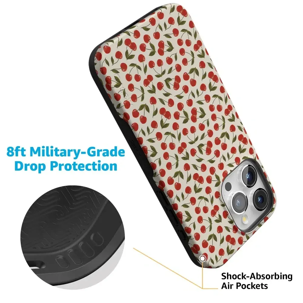 BestSelling Cherry on Top | Red Cherries Case  Stylish & Comfortable
