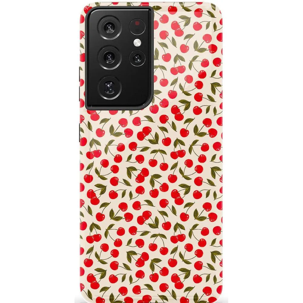 BestSelling Cherry on Top | Red Cherries Case  Stylish & Comfortable