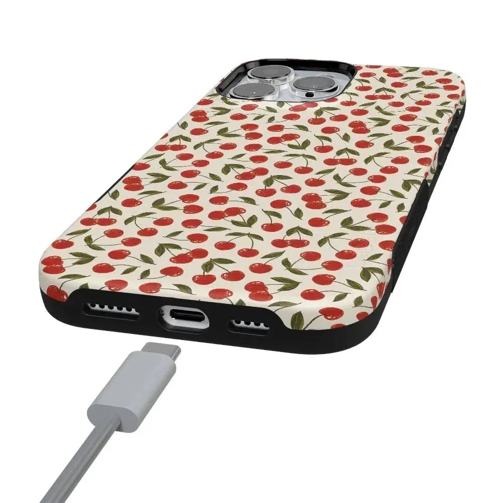 BestSelling Cherry on Top | Red Cherries Case  Stylish & Comfortable