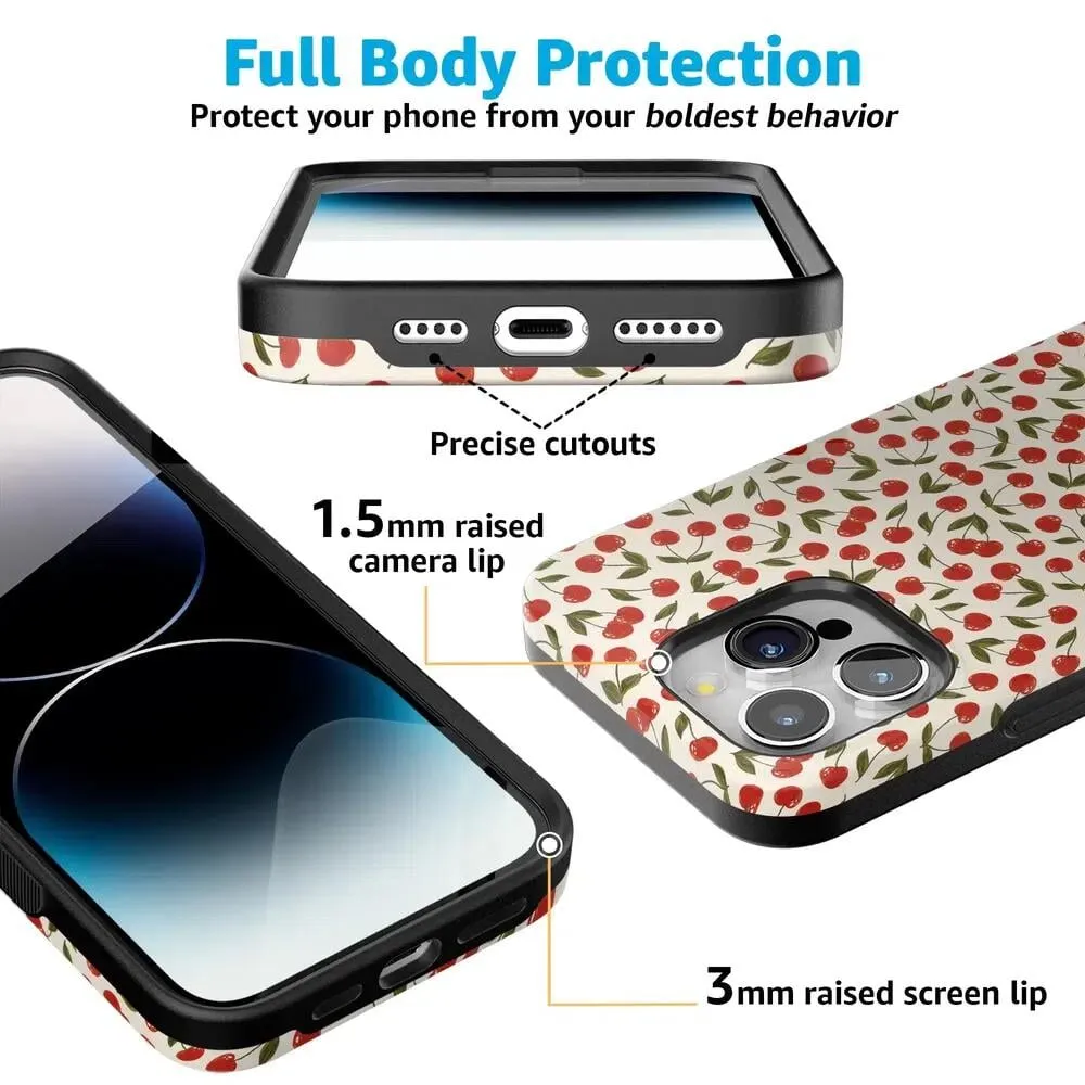 BestSelling Cherry on Top | Red Cherries Case  Stylish & Comfortable