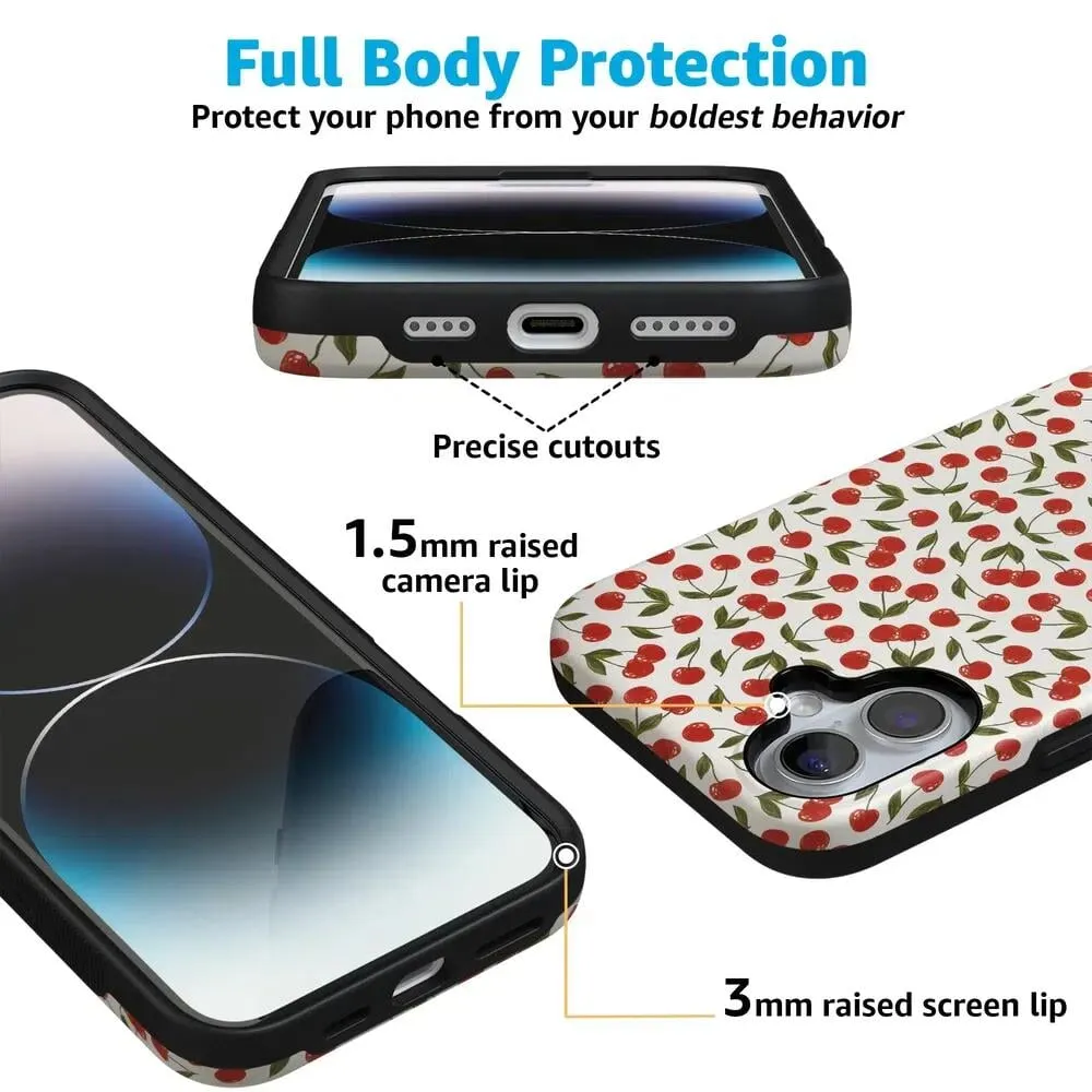 BestSelling Cherry on Top | Red Cherries Case  Stylish & Comfortable