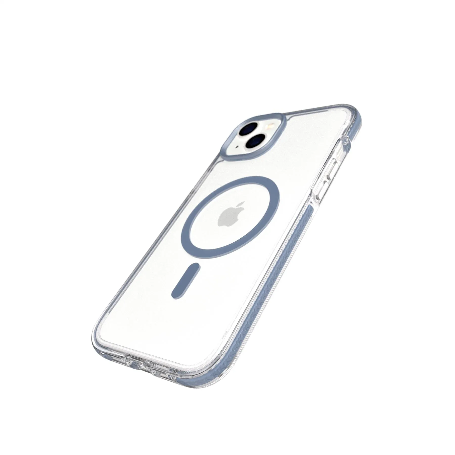 BestSelling EvoCrystal - Apple iPhone 14 Plus Case MagSafe Compatible - Steel Blue  Ends Soon!