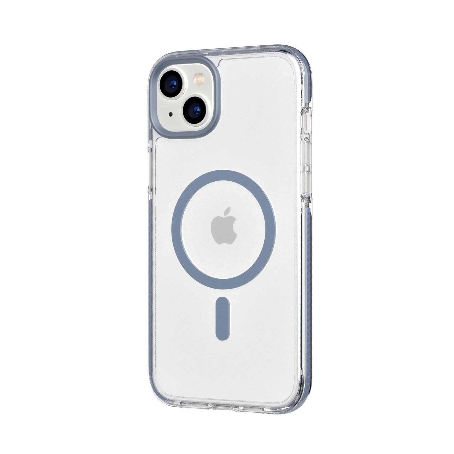 BestSelling EvoCrystal - Apple iPhone 14 Plus Case MagSafe Compatible - Steel Blue  Ends Soon!