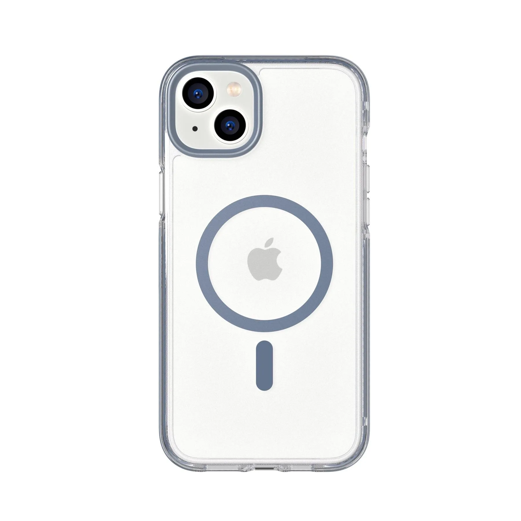 BestSelling EvoCrystal - Apple iPhone 14 Plus Case MagSafe Compatible - Steel Blue  Ends Soon!