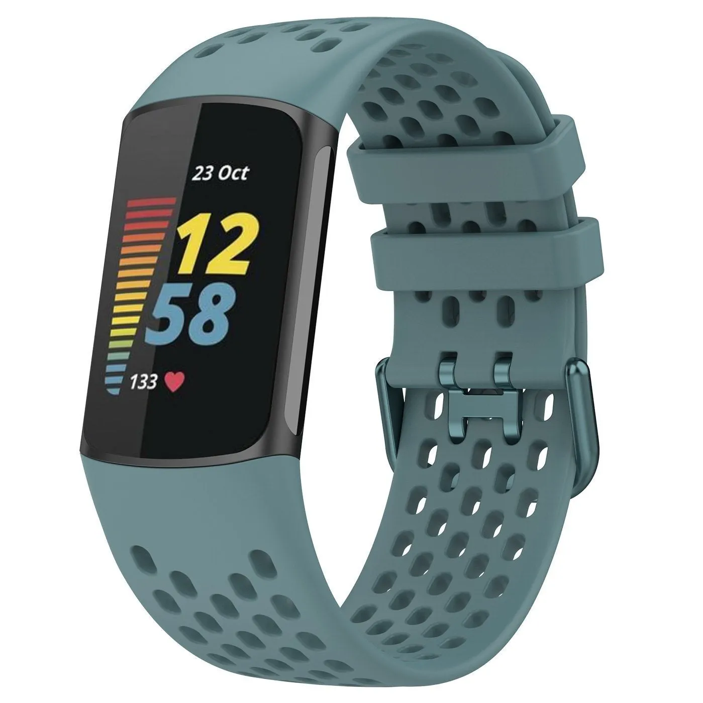BestSelling Fitbit Charge 6 Breathable Strap (Grey-blue)  Today Only!