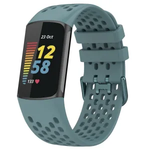 BestSelling Fitbit Charge 6 Breathable Strap (Grey-blue)  Today Only!