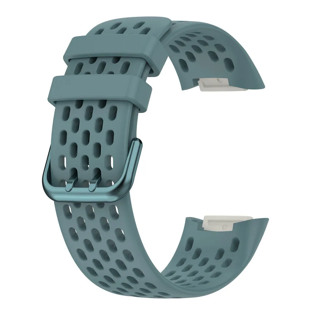 BestSelling Fitbit Charge 6 Breathable Strap (Grey-blue)  Today Only!