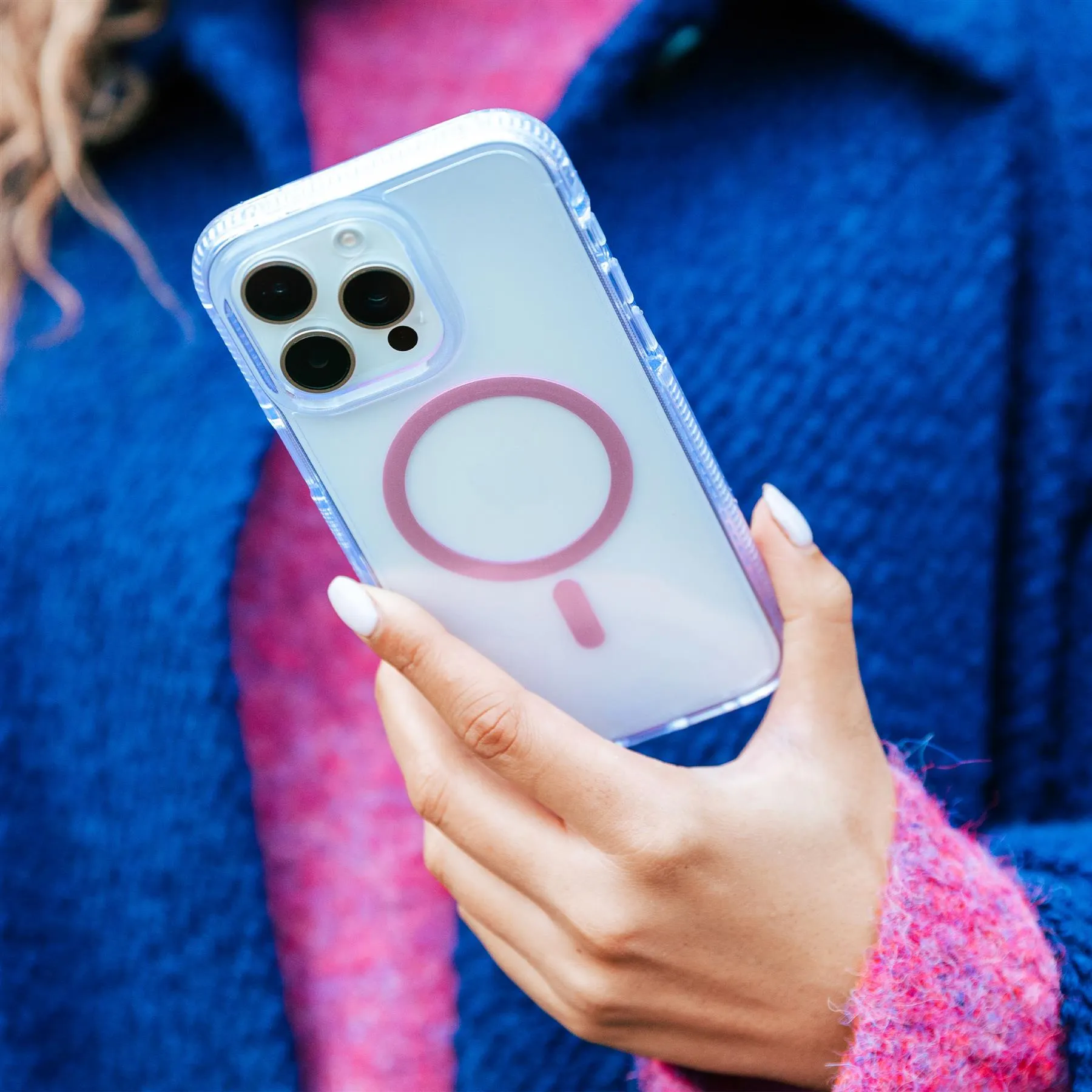 BestSelling FlexQuartz - Apple iPhone 15 Pro Case MagSafe Compatible - Pink  Limited Stock!