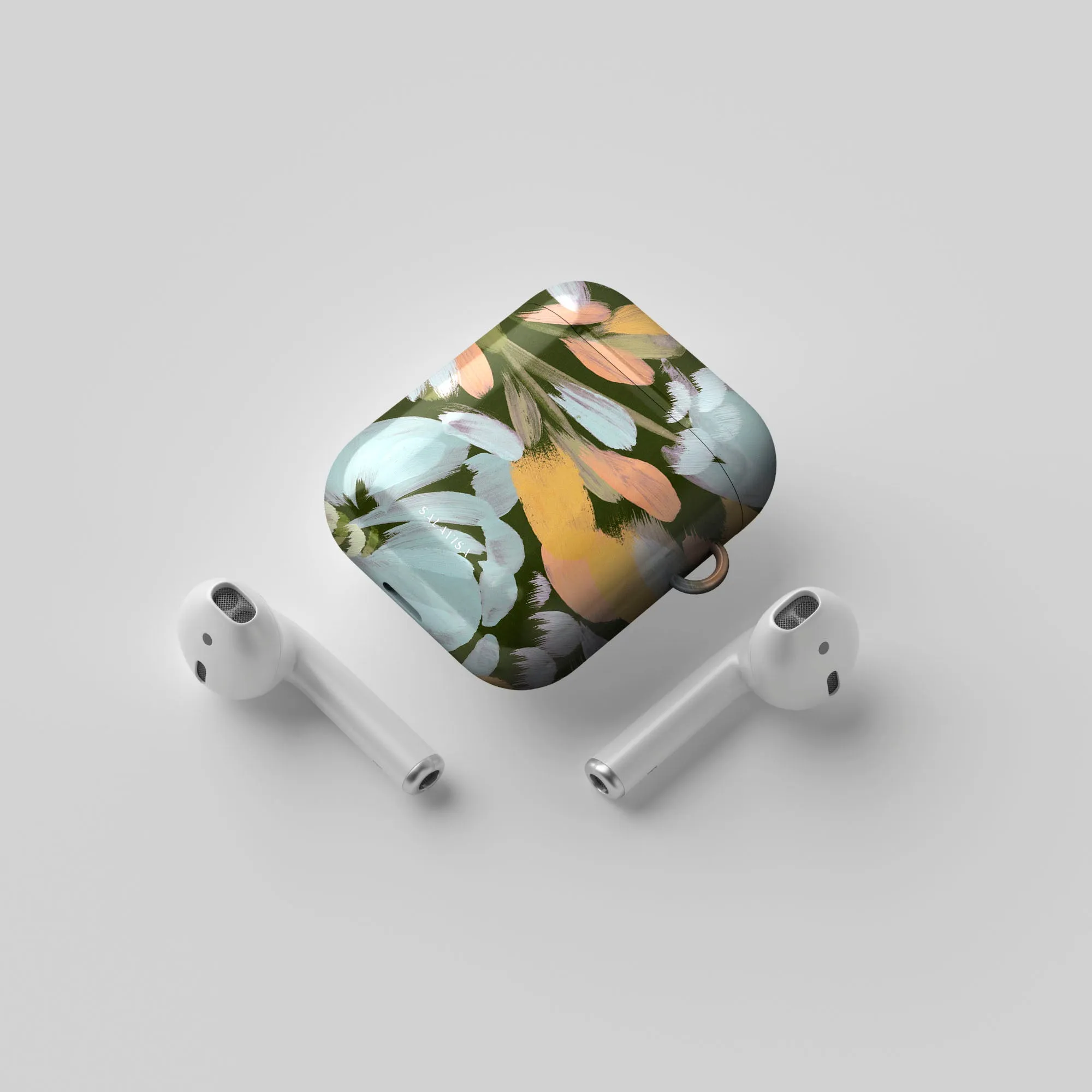 BestSelling Flower Canvas AirPods Case  Stylish & Comfortable