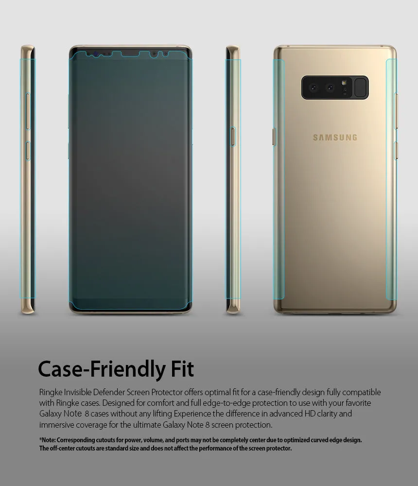 BestSelling Galaxy Note 8 Screen Protector | Full Cover (2P)  Limited Stock!