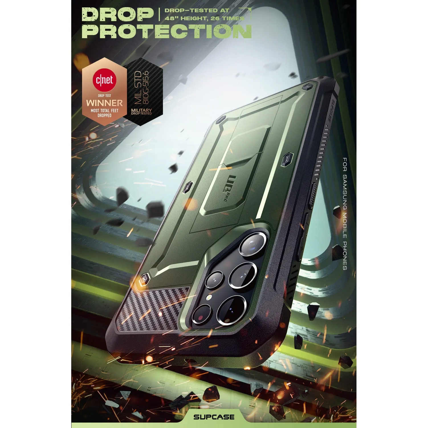 BestSelling Galaxy S22 Ultra Unicorn Beetle PRO Rugged Case-Dark Green  Almost Sold Out!