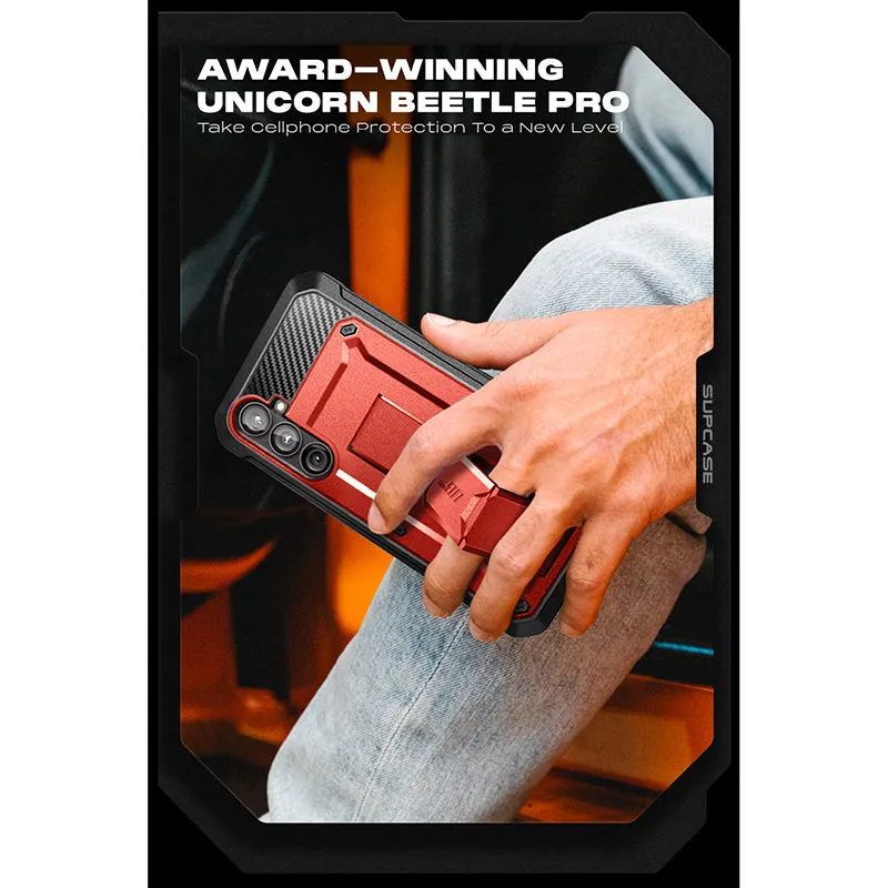 BestSelling Galaxy S23 FE Unicorn Beetle PRO Rugged Phone Case-Metallic Red  Stylish & Comfortable