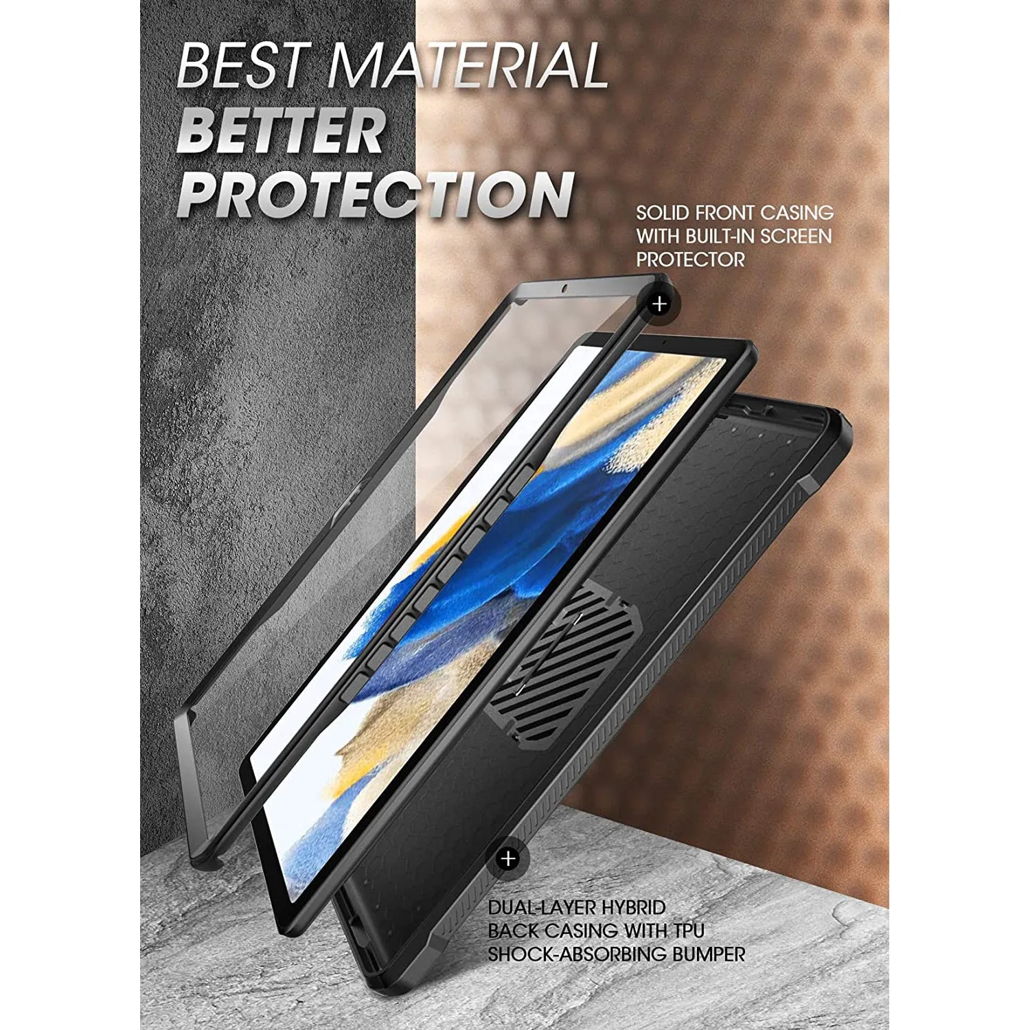 BestSelling Galaxy Tab A8 10.5 inch (2022) Unicorn Beetle PRO Full-Body Case-Black  Last Few Pieces!