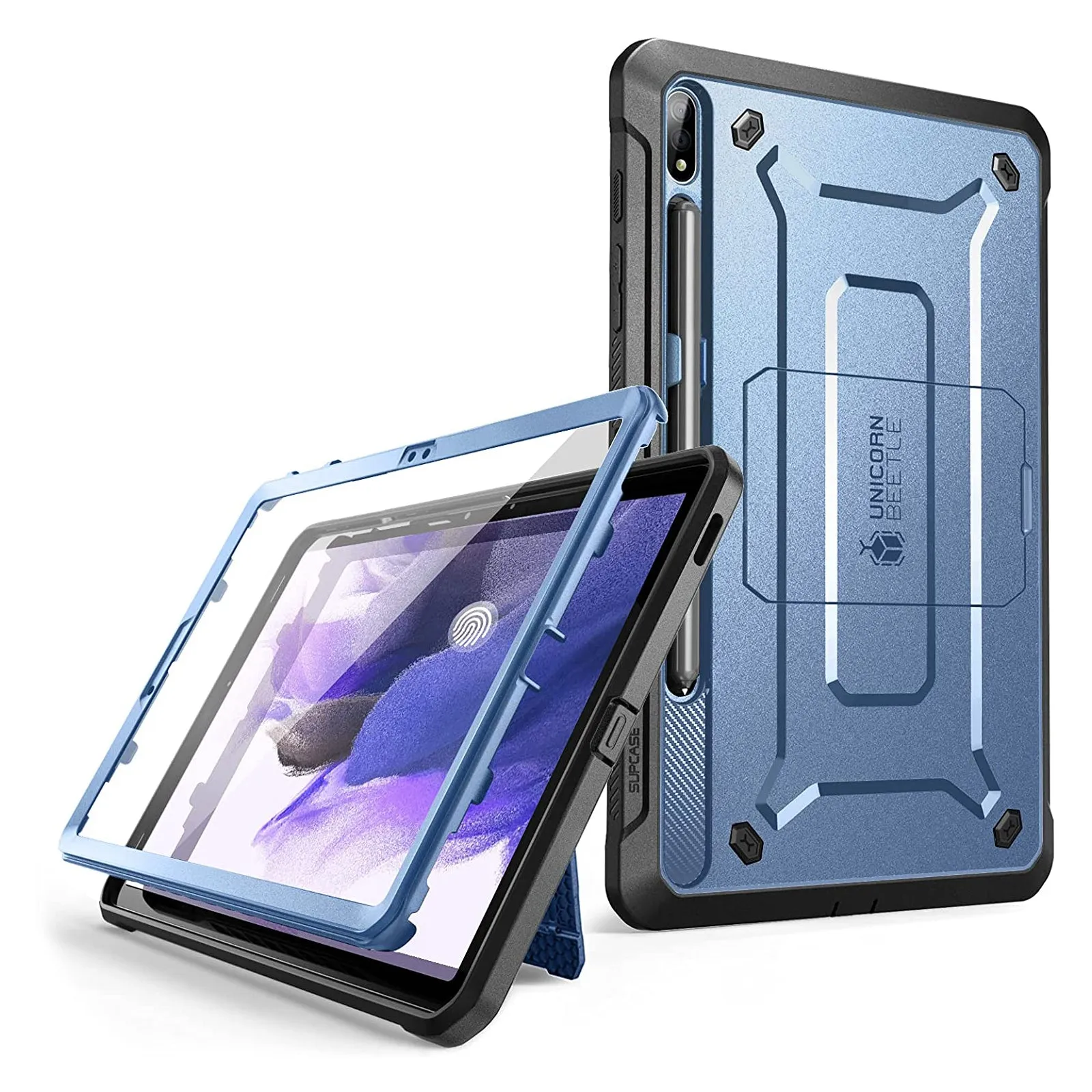 BestSelling Galaxy Tab S7 FE 12.4 inch (2021) Unicorn Beetle Pro Rugged Case-Metallic Blue  Dont Miss Out!