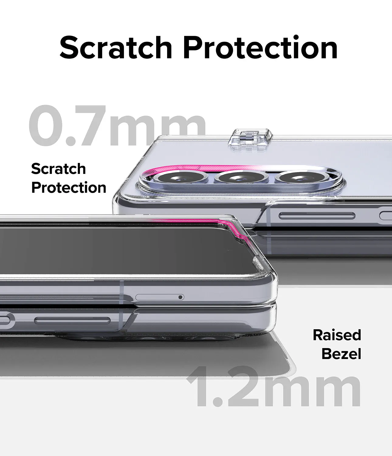 BestSelling Galaxy Z Fold 5 Case | Slim Hinge - Clear  Limited Availability!