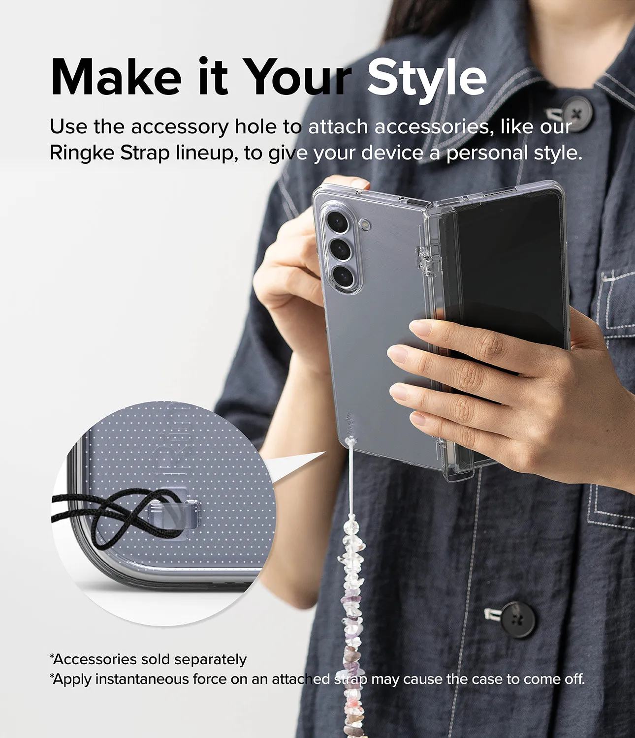 BestSelling Galaxy Z Fold 5 Case | Slim Hinge - Clear  Limited Availability!