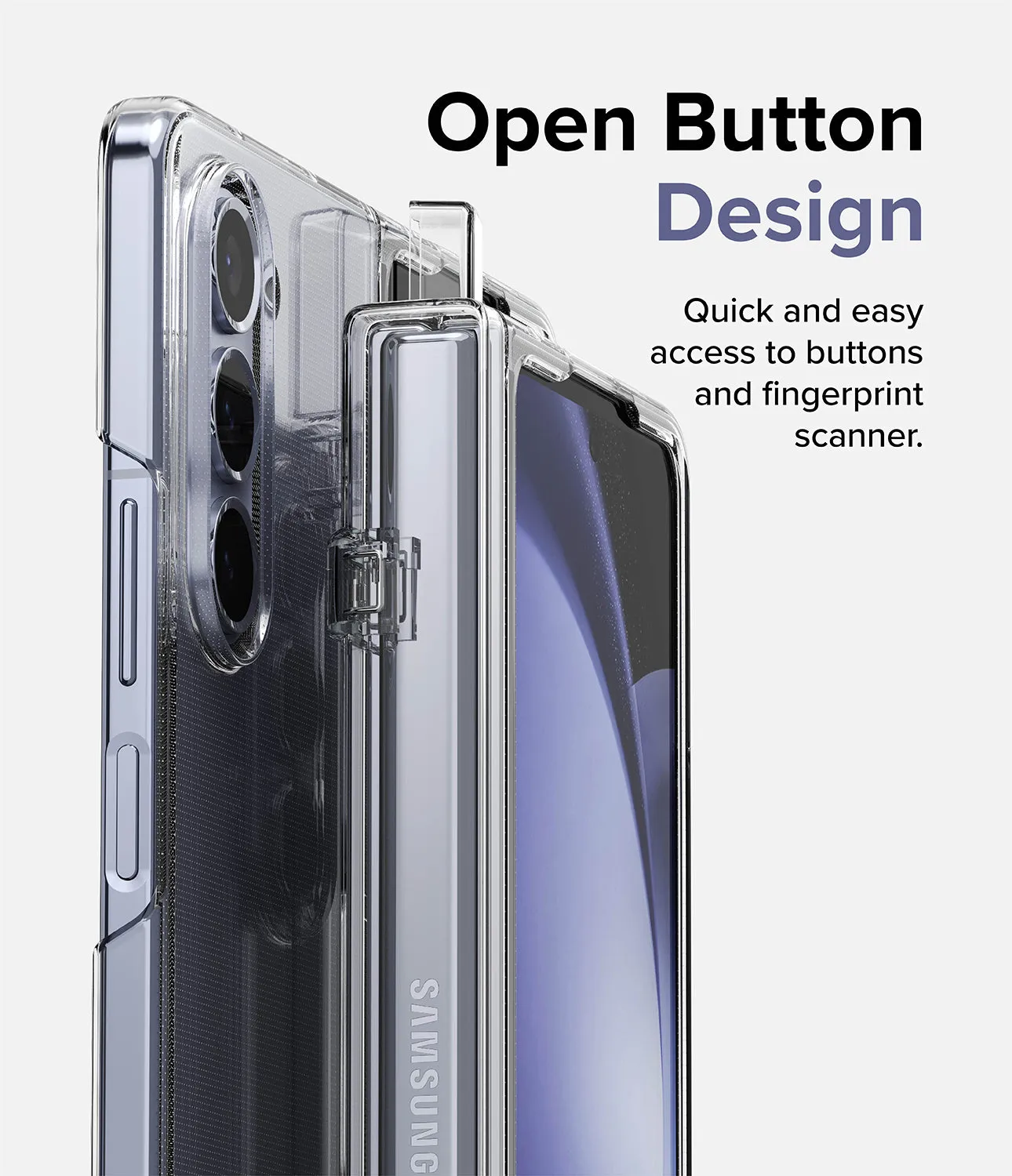 BestSelling Galaxy Z Fold 5 Case | Slim Hinge - Clear  Limited Availability!