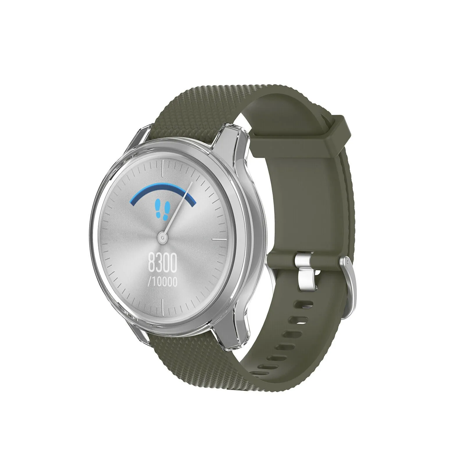 BestSelling Garmin Vivomove Style/Luxe TPU Cover (Transparent)  Stylish & Comfortable