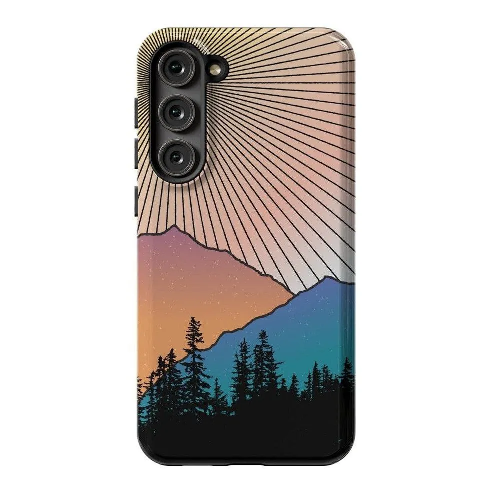 BestSelling Golden Hour | Mountain Sunset Samsung Case  Almost Gone!