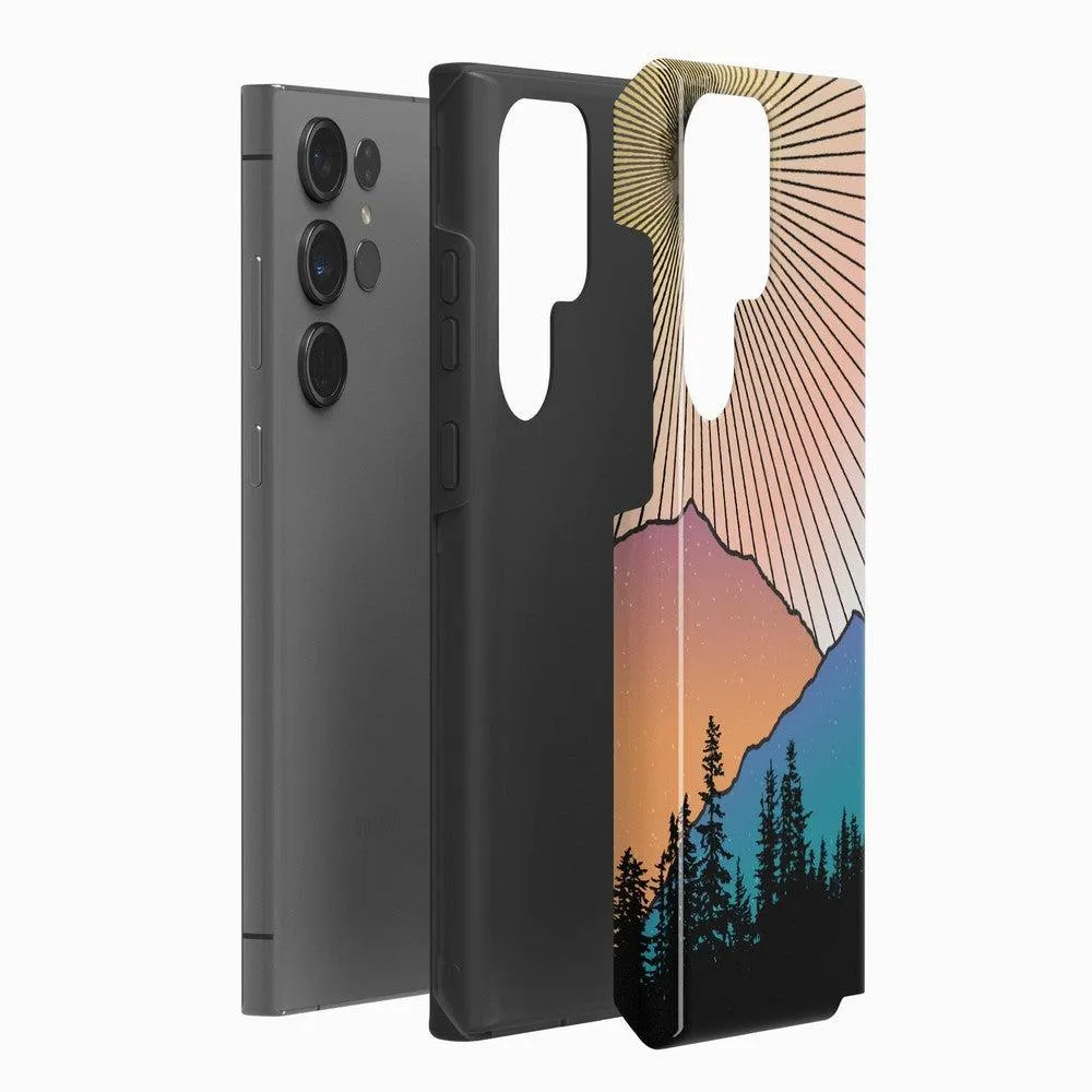 BestSelling Golden Hour | Mountain Sunset Samsung Case  Almost Gone!