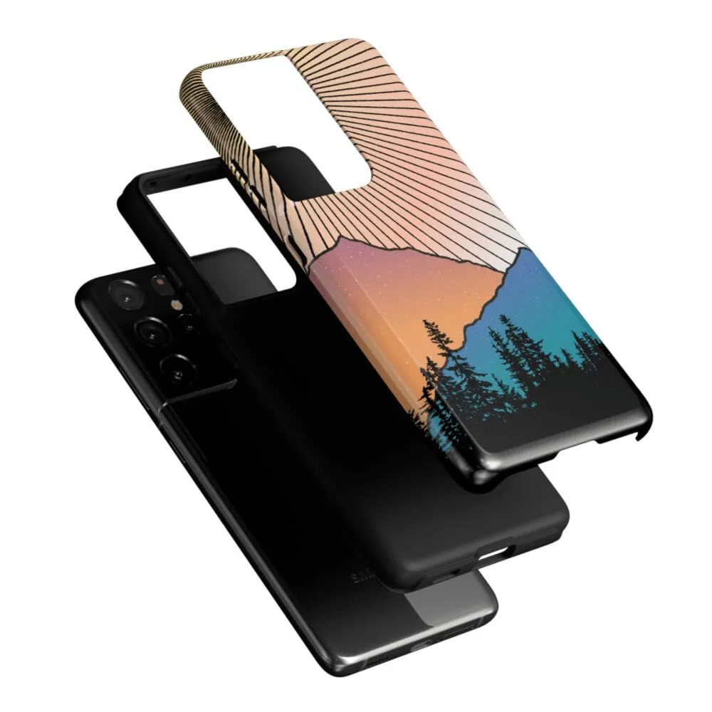 BestSelling Golden Hour | Mountain Sunset Samsung Case  Almost Gone!