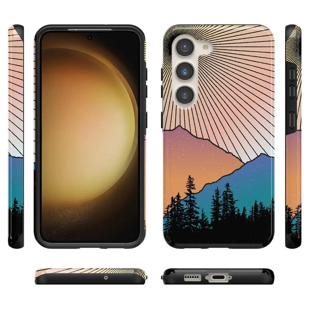 BestSelling Golden Hour | Mountain Sunset Samsung Case  Almost Gone!