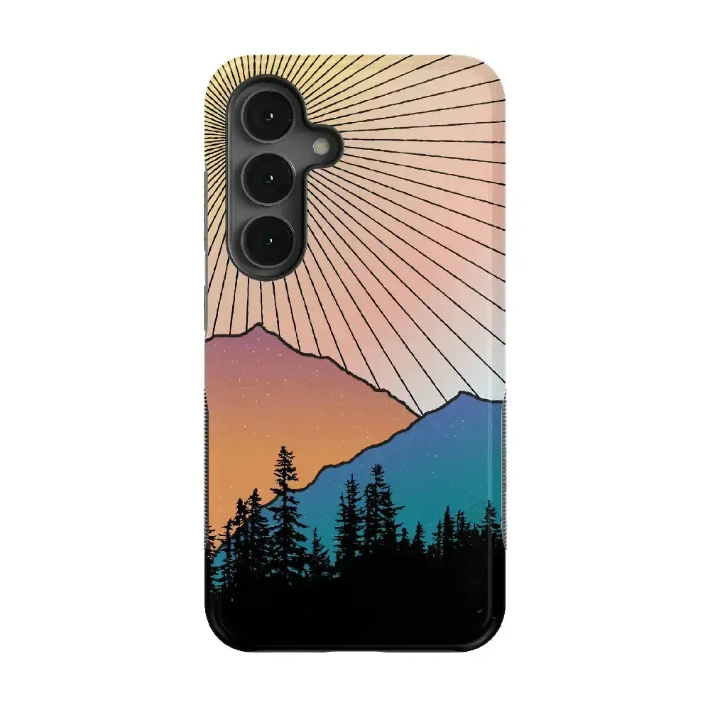 BestSelling Golden Hour | Mountain Sunset Samsung Case  Almost Gone!