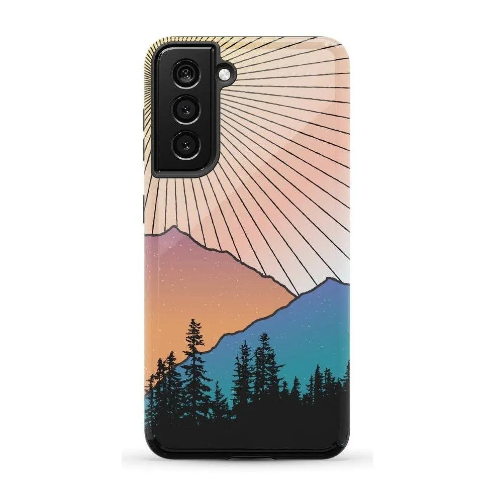 BestSelling Golden Hour | Mountain Sunset Samsung Case  Almost Gone!