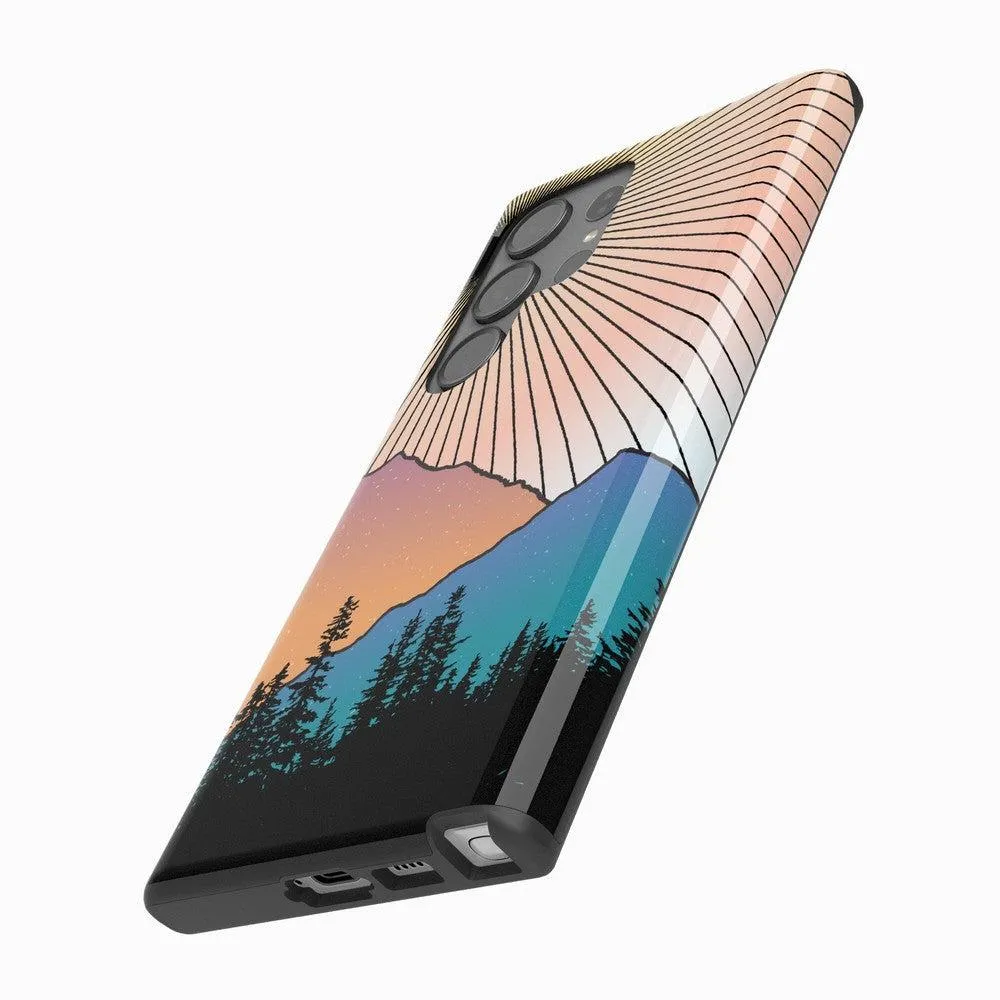 BestSelling Golden Hour | Mountain Sunset Samsung Case  Almost Gone!