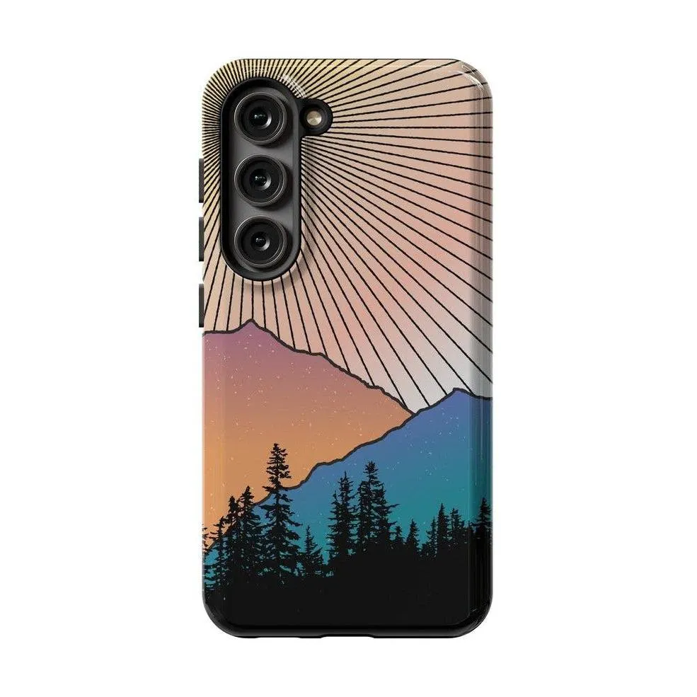 BestSelling Golden Hour | Mountain Sunset Samsung Case  Almost Gone!