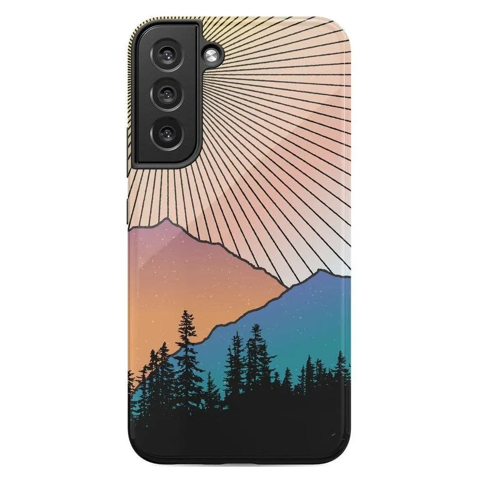 BestSelling Golden Hour | Mountain Sunset Samsung Case  Almost Gone!