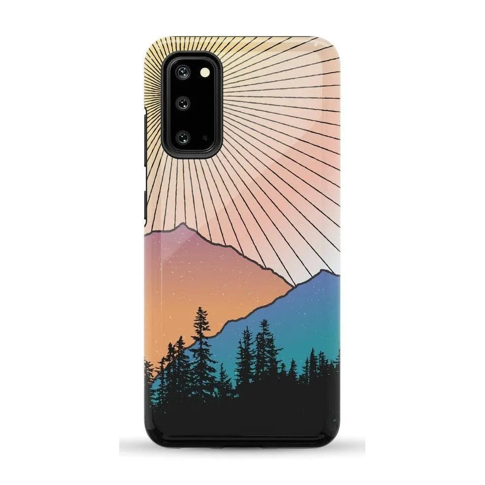 BestSelling Golden Hour | Mountain Sunset Samsung Case  Almost Gone!