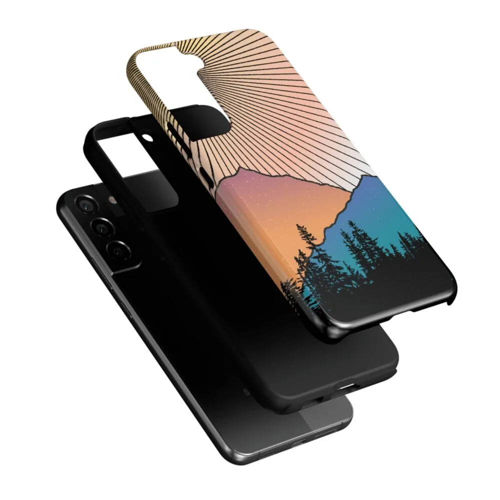 BestSelling Golden Hour | Mountain Sunset Samsung Case  Almost Gone!
