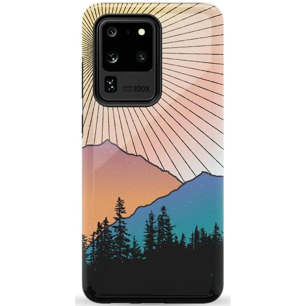 BestSelling Golden Hour | Mountain Sunset Samsung Case  Almost Gone!
