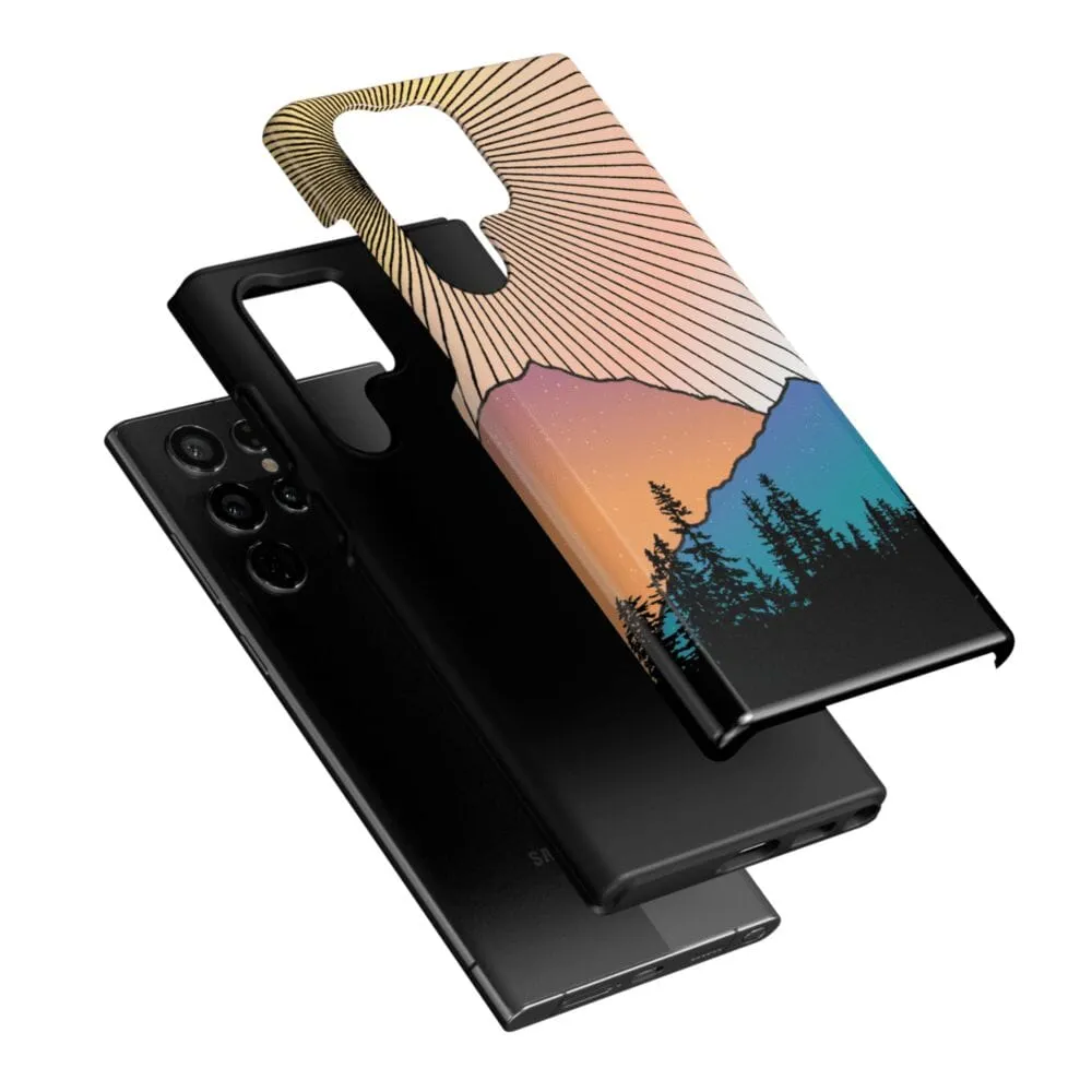 BestSelling Golden Hour | Mountain Sunset Samsung Case  Almost Gone!