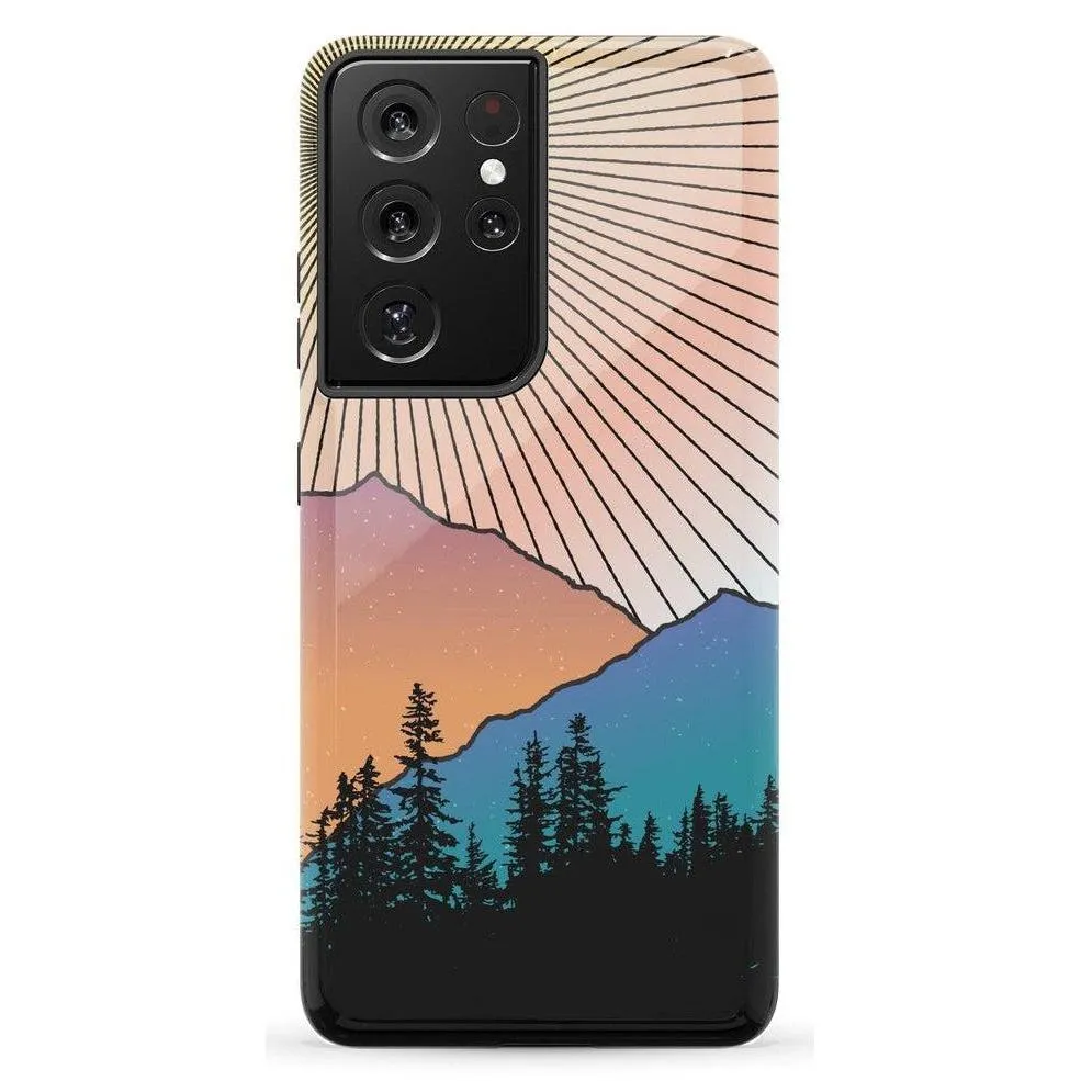BestSelling Golden Hour | Mountain Sunset Samsung Case  Almost Gone!