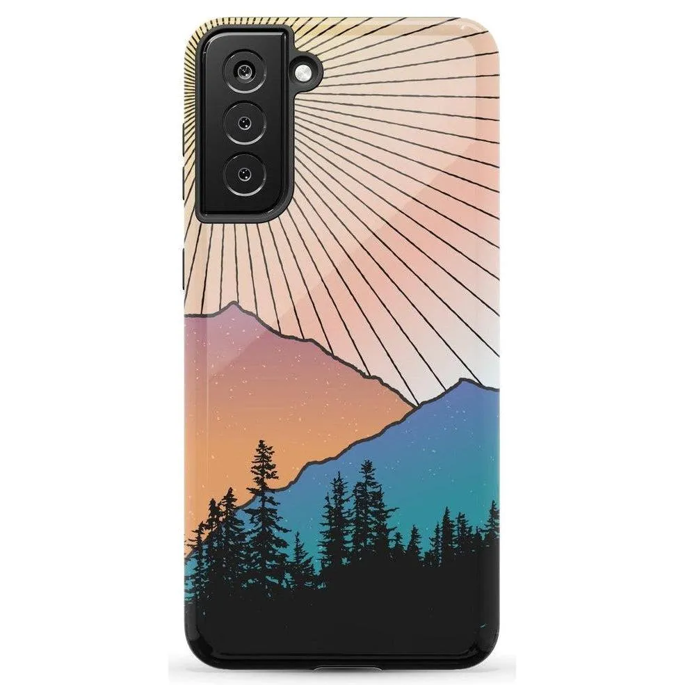 BestSelling Golden Hour | Mountain Sunset Samsung Case  Almost Gone!
