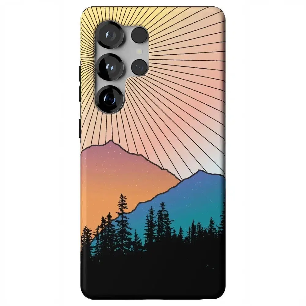 BestSelling Golden Hour | Mountain Sunset Samsung Case  Almost Gone!