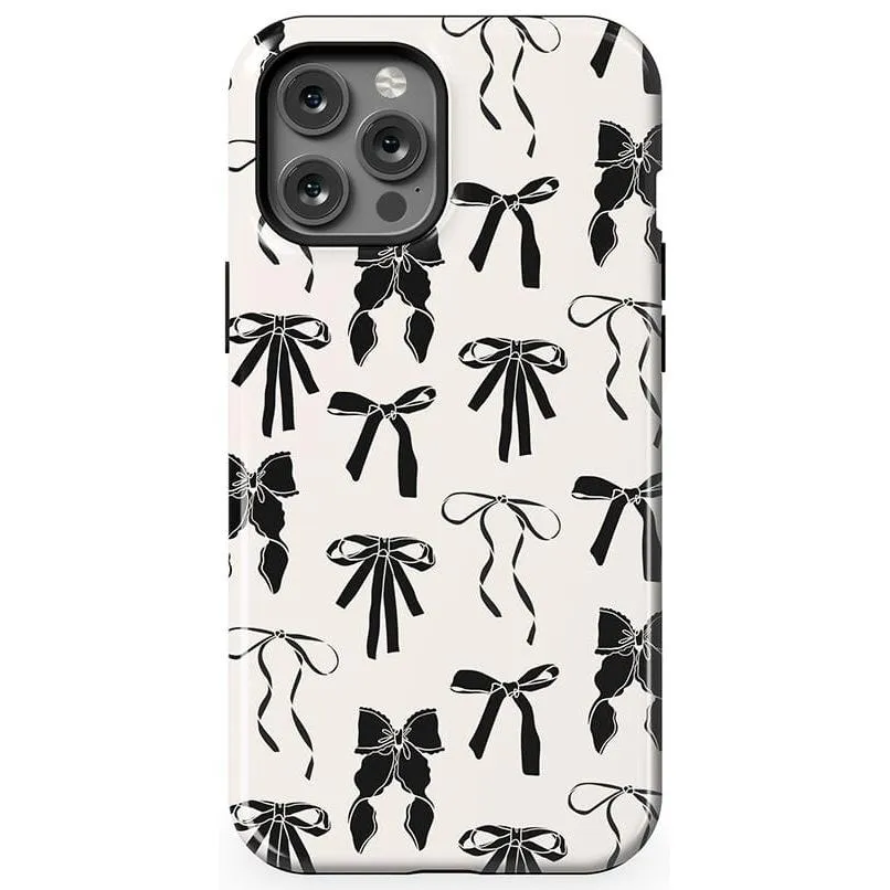 BestSelling Goth Girlie | Black Bows Case  Stylish & Comfortable