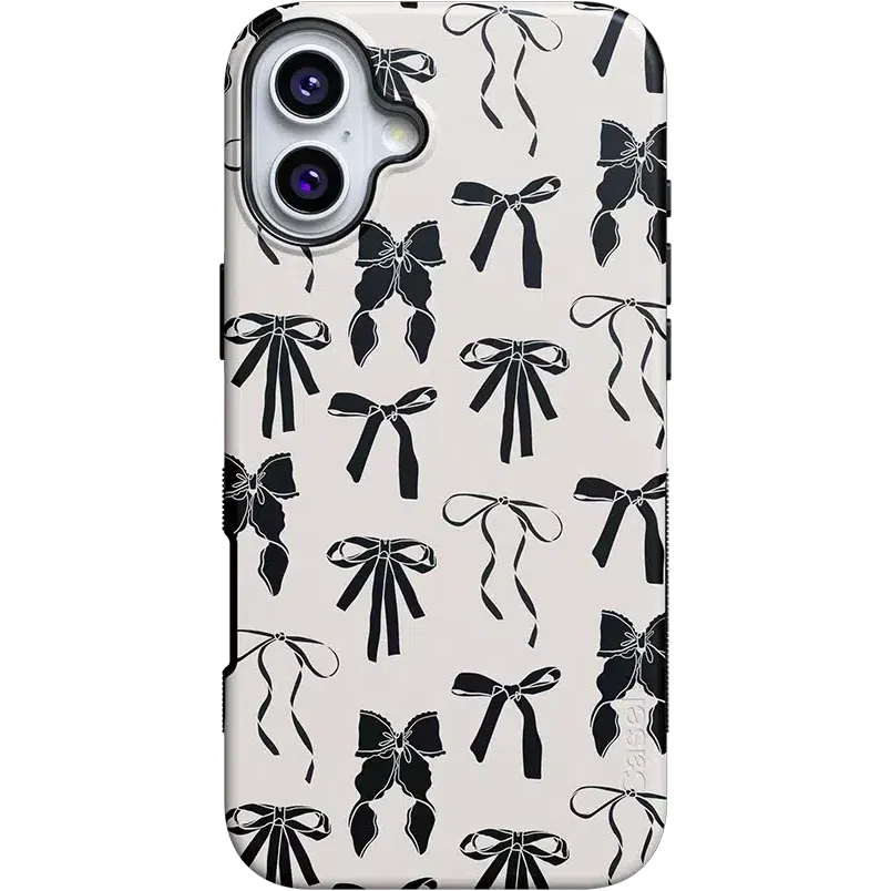 BestSelling Goth Girlie | Black Bows Case  Stylish & Comfortable