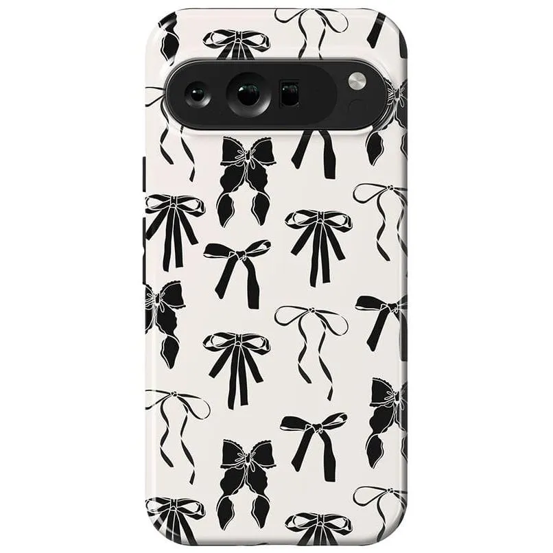 BestSelling Goth Girlie | Black Bows Case  Stylish & Comfortable