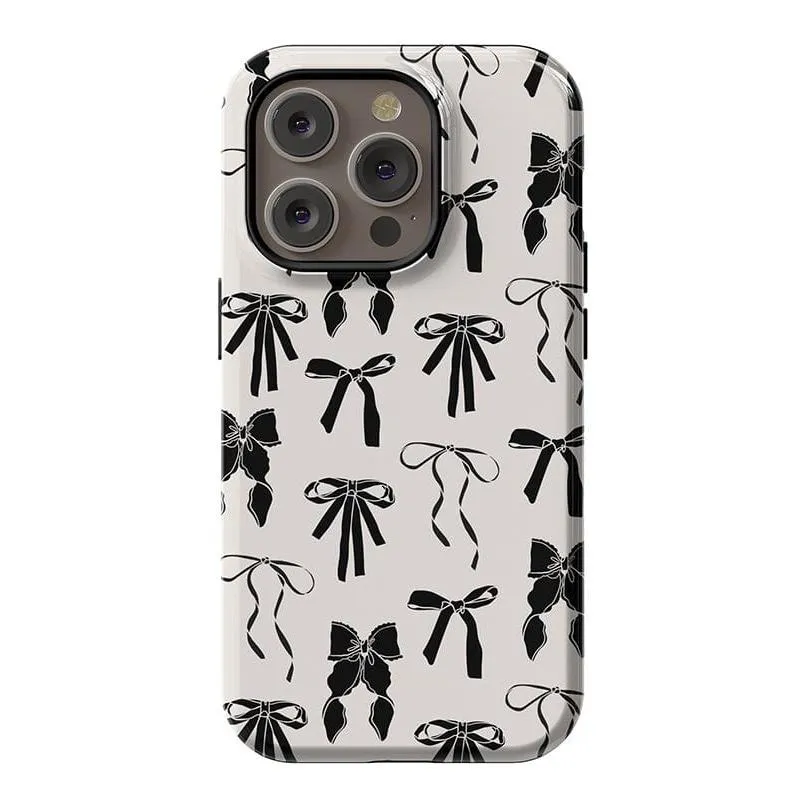 BestSelling Goth Girlie | Black Bows Case  Stylish & Comfortable