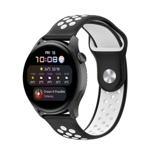 BestSelling Huawei Watch 3 (Pro) Sport Strap (Black/White)  Almost Sold Out!