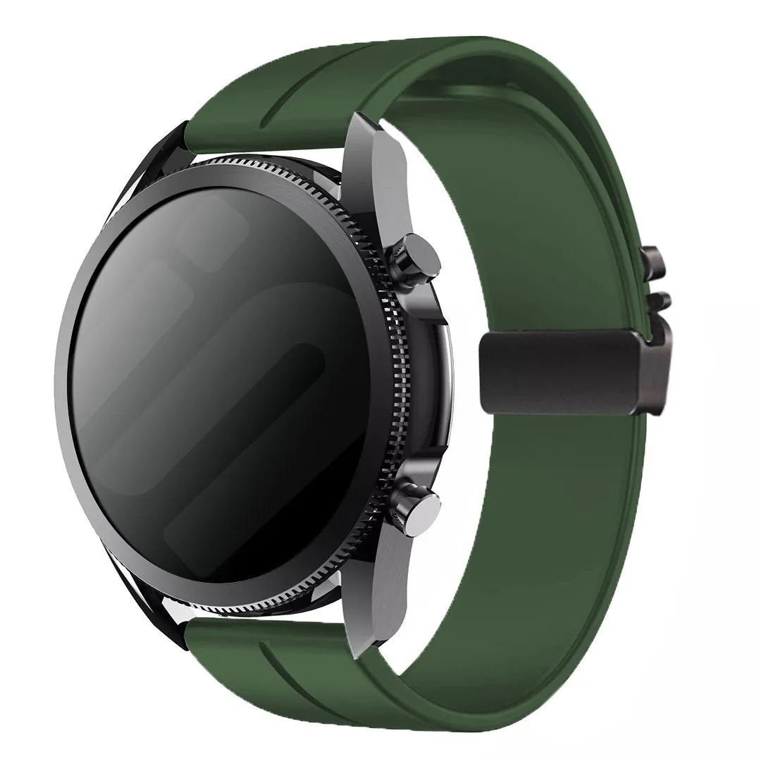 BestSelling Huawei Watch 4 (Pro) Silicone Strap with P-Buckle (Green)  Last Few Pieces!