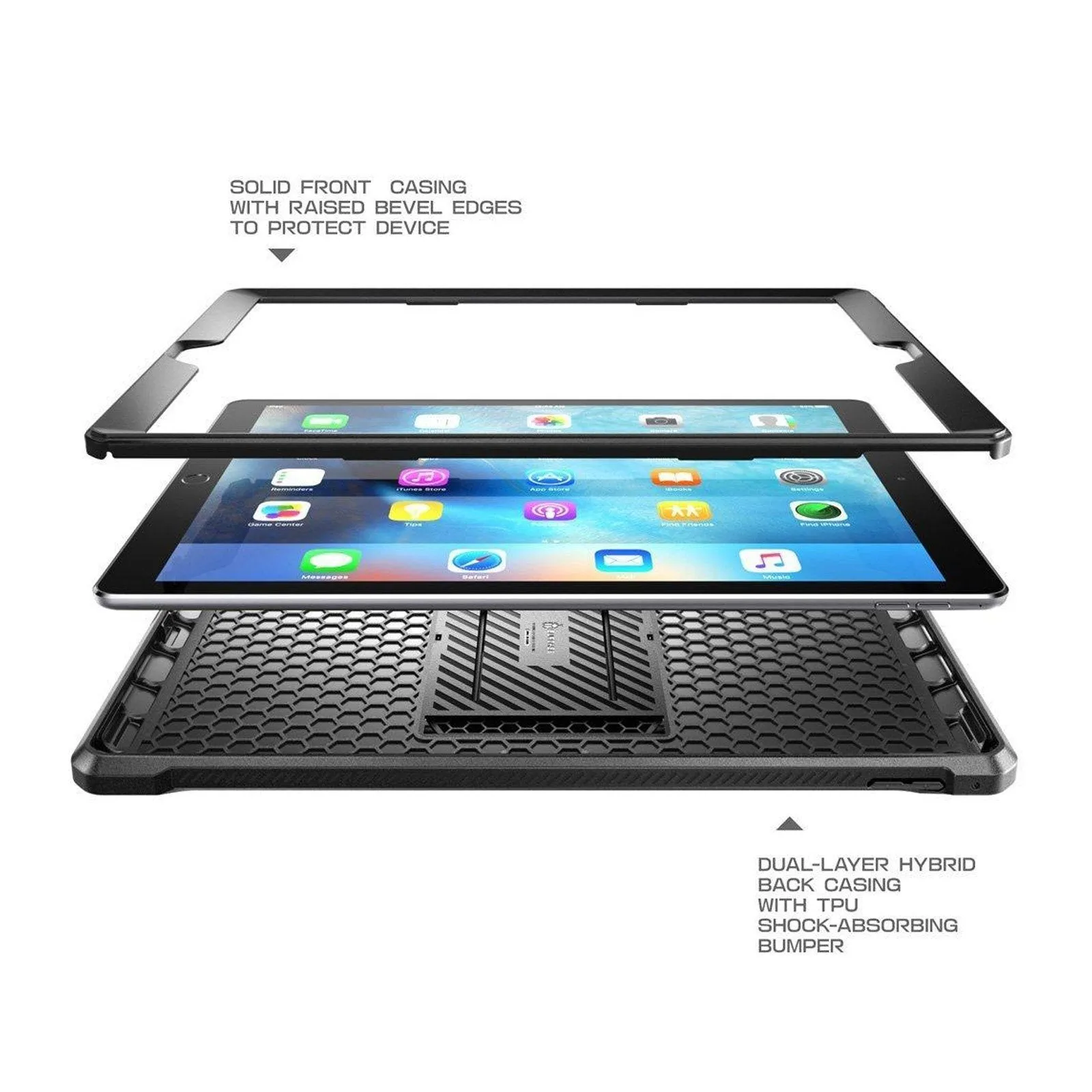 BestSelling iPad Pro 12.9 in (2017) Unicorn Beetle Pro Rugged Case with Kickstand-Black  Almost Sold Out!