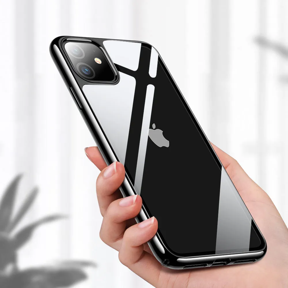 BestSelling iPhone 11 6.1 inch Unicorn Beetle GLASS Slim Clear Case-Black  Limited Stock!