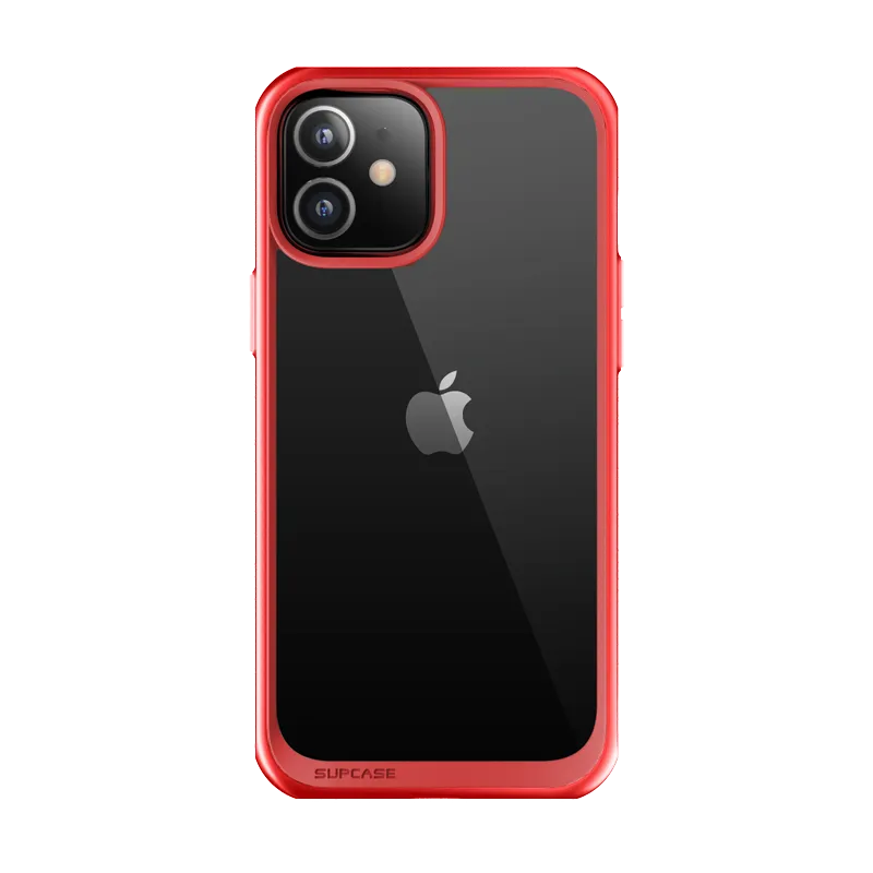 BestSelling iPhone 12 6.1 inch Unicorn Beetle Style Slim Clear Case-Red  Limited Availability!