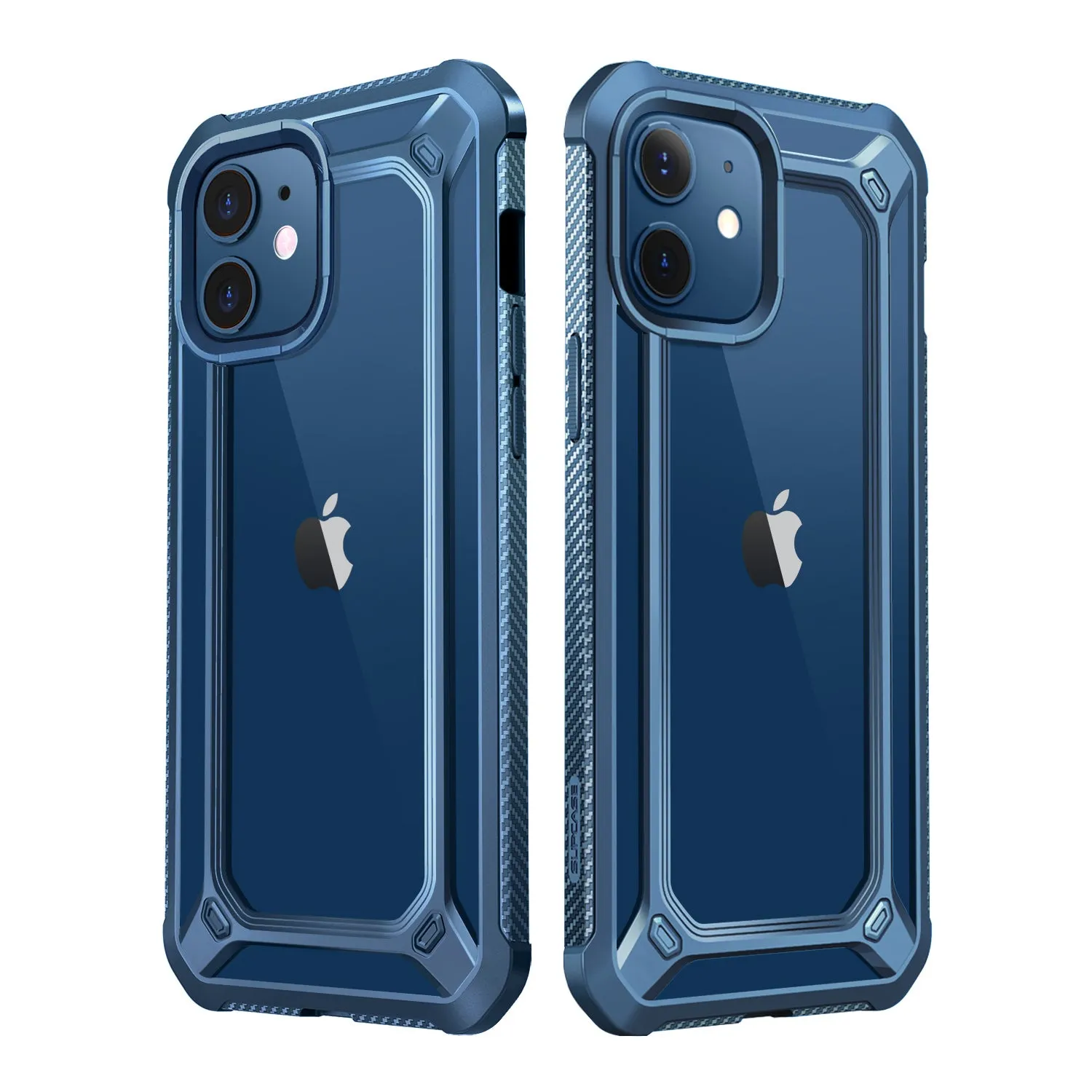 BestSelling iPhone 12 mini 5.4 inch Unicorn Beetle Exo with Screen Protector Clear Case-Blue  Stylish & Comfortable