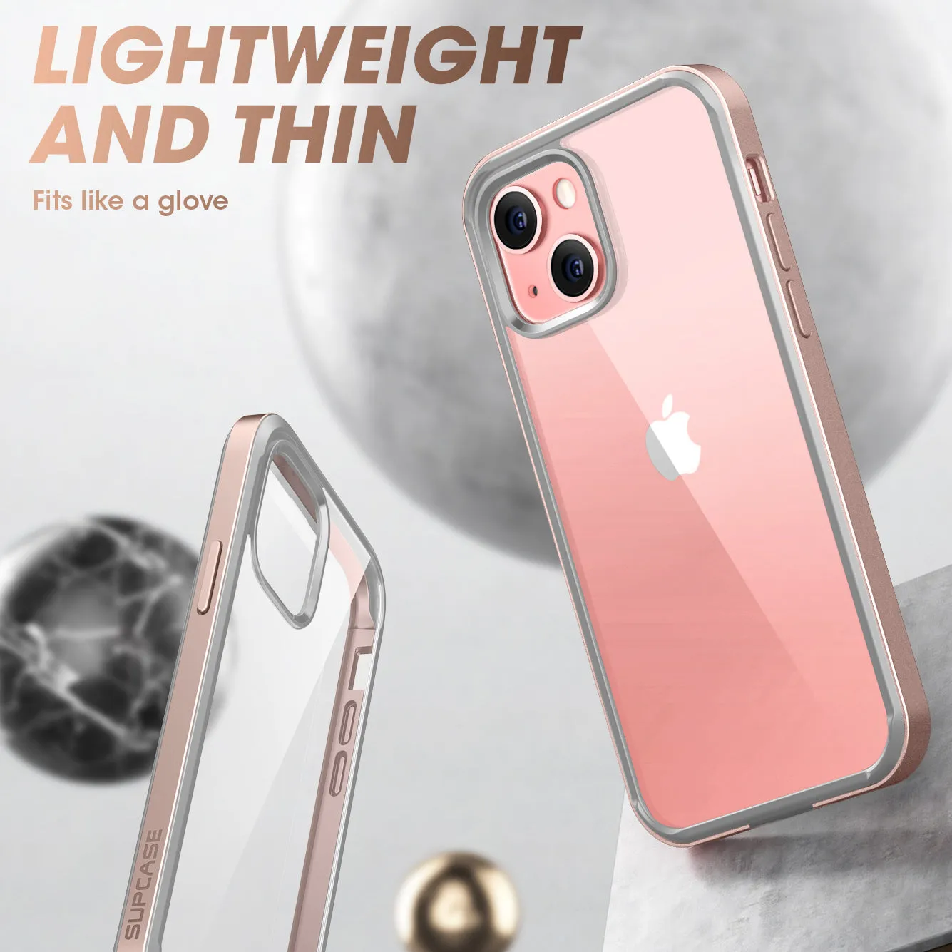 BestSelling iPhone 13 6.1 inch Unicorn Beetle Edge with Screen Protector Clear Case-Peach  Today Only!